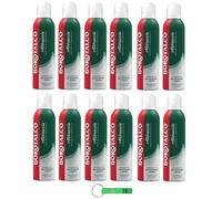 Borotalco Abbraccio Lot de 12 gels douche crémeux originaux avec formule gel - Se transforme en mousse de 200 ml + porte-clés Beni Culinari