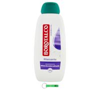 Borotalco Bagnoschiuma Rilassante Lot de 8 gels douche parfumés à la lavande et à l'iris pour peau douce, lisse et veloutée 450 ml + porte-clés Beni Culinari