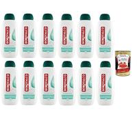 Borotalco Bagnoschiuma Rinfrescante Gel douche au parfum de musc blanc, peau douce, lisse et veloutée, nettoyant pour le corps, 12 x 450 ml + Italian Gourmet Polpa 400 g
