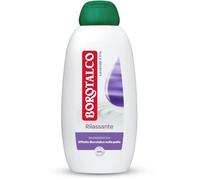 Borotalco Bain de douche Relaxant, Lavanda et Iris, Bain de crème corpo, Formule Relaxant, Absolu, Effet Borotalc sur la Cuir, Dermatologiquement testé, Flacon de 600 ml