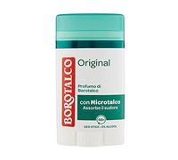 Borotalco Déodorant Original - Efficacité 48 heures - Formule avec Active Crystal Talc pour une triple protection contre la transpiration - 0% d'alcool - Déodorant pour homme et femme - Lot de 6