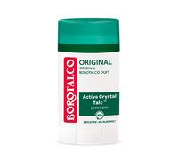 Borotalco Déodorant Original - Efficacité 48 heures - Formule avec Active Crystal Talc pour une triple protection contre la transpiration - 0% d'alcool - Déodorant pour homme et femme - Lot de 6