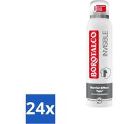 Borotalco déodorant spray invisible 150 ml - pack avantage - 24 pièces
