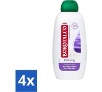 Borotalco - Gel douche - Relaxant - Lavande & Iris - 250 ml - Pack avantage - 4 pièces