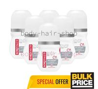Borotalco Pure Invisible Musky Scent Deodorant Roll-On Anti-Tache 50ml 6-Pack