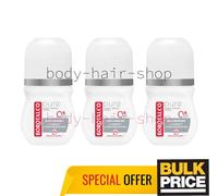 Borotalco Pure Invisible Musky Scent Deodorant Roll-On Anti-Tache 50ml Pack de 3