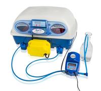 Borotto Real 24 Expert | Couveuse Oeuf Automatique 24 Oeuf ou 96 Petit avec Retournement Automatique, Contrôle de la Température et Humidificateur Automatique Sirio | Made in Italy