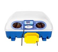 Borotto REAL 49 - Incubateur Oeuf Automatique Professionnel Breveté avec Dispositif Automatique pour Retourner Les œufs - pour 49 œufs ou 196 œufs Petits