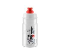 Borraccia Elite Jet 350ml Transparente/Rouge EL0206015 Pour Vélo