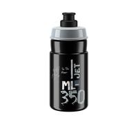 Borraccia Jet 350 ml Elite Noir/Gris EL0206016 Pour Vélo