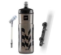 LEATT Steadysip Convertible 600ml Smoked Fidlock MTB Water Bottle w. 9026005610