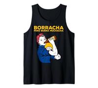 Borracha Pero Buena Muchacha Latina Chingona Cabrona Patrona Débardeur
