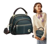 Borsa a tracolla multifunzionale in pelle PU con cinturino regolabile - tote da donna di grande capacità | semplice elegante viaggio per ragazze, shopper moda quotidiana resistente