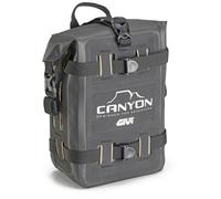 Givi Sac latéral Canyon GRT722B 8 l étanche Noir/Gris