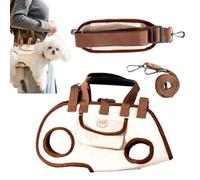 Borsa Da Viaggio per Cani, Trasportino per Cani Di Piccola Taglia, Zainetto Orizzontale per Uscite Con Animali - Borsa Portatile Ergonomica Con Design Comodo per Viaggi E Utilizzo Quotidiano