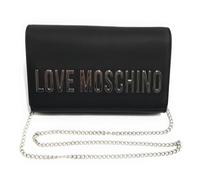 Borsa donna Love Moschino tracolla in ecopelle nero/ nikel BS25MO04 JC4103 Piccola