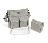 Borsa Fasciatoio Walking Mum Confetti Grigio