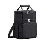 Borsa Frigo per Pranzo - Tote Frigo Capiente | Sacco per Il Pranzo | Portable Espandibile Isolata Imperméable Doppio Spartato avec Spalla per Lavoro Viaggi Pranzo Escursioni All'aperto