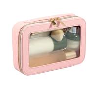 Borsa per Cosmetici Trasparente Da Viaggio - Custodia per Trucco Con Cerniera | Borsa Da Toilette Impermeabile Piccola E Compatta, Organizer Trasparente per Prodotti Cosmetici E Da Viaggio