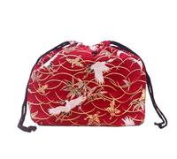 Borsa Per Il Pranzo dans les styles Giapponese - Pratica Borsa Per Il Pranzo Con Coulisse, Contenitore Portatile Per Snack | 11,8 x 7,87 Pollici, Portapranzo Riutilizzabile Per Viaggi Di Lavoro E