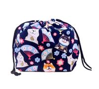 Borsa Per Il Pranzo dans les styles Giapponese - Pratica Borsa Per Il Pranzo Con Coulisse, Contenitore Portatile Per Snack | 11,8 x 7,87 Pollici, Portapranzo Riutilizzabile Per Viaggi Di Lavoro E