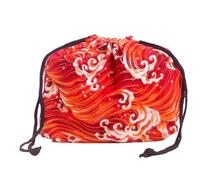 Borsa Per Il Pranzo dans les styles Giapponese - Pratica Borsa Per Il Pranzo Con Coulisse, Contenitore Portatile Per Snack | 11,8 x 7,87 Pollici, Portapranzo Riutilizzabile Per Viaggi Di Lavoro E