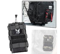 Borsa per Radio Tattica per Gilet Portaplacco Molle Portacellulare Portatile Supporto Rapido in Nylon 1050D Può Contenere Ombrelli Walkie - Talkie Telefono Tazze D'acqua(Black (TM))