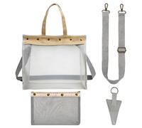 Borsa Porta Filati per Uncinetto - Organizer Grande Capacità Con Fori Anti-Groviglio e Chiusura Magnetica - Perfetta per Gomitoli, da Cucito e Progetti Fai-da-Te