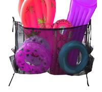 Borsa Porta Galleggiante Per Piscine - Grande Borsa A Rete Per Palle Gonfiabili | Fibra Di Poliestere | Giocattoli, Zattere, Piscina | Borsa Portaoggetti Espandibile Per Recinzione Piscina