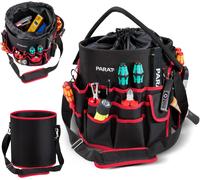 Borsa Portautensili PARAT 62 Lumin 3 compartiments Seau Nylon Noir
