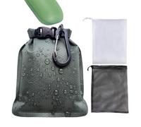 Borsa Sapone - 6.69 Pollici Porta Custodia | Nylon Viaggio - Borsa Porta Sapone Impermeabile Traspirante con Gancio per Palestra Campeggio Vacanze e Cura della Pelle