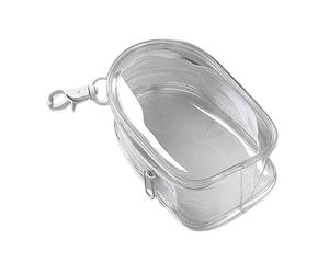 Borsa trasparente, borse portaoggetti con cerniera trasparente, Custodia piccola trasparente portatile, Borsa con cerniera Borse multifunzionali per cavi di ricarica, custodia antipolvere per riporreM