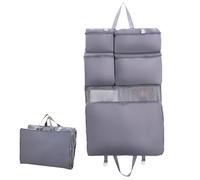 Borsa Valigia Da Viaggio Con Ruote - Organisateur A Compressione Per Voli E Sport - Borsone Capiente E Pieghevole Per Uomo E Donna | Per Abiti | Attrezzatura | Campeggio E Spostamenti Frequenti, gris