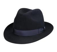 Borsalino Bogart Marengo Chapeau de Feutre de Poil (57 cm - Bleu)
