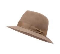 Borsalino - Chapeau à Bord Moyen - Homme - Accessoires - Beige - Taille: 57 CM