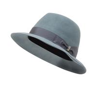 Borsalino - Chapeau Alessandria Tesa Media Made in Italy - Homme - Accessoires - Bleu - Taille: 58 CM