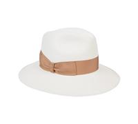 Borsalino - Chapeau de paille à large bord - Femme - Accessoires - Beige - Taille: S