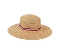 Borsalino - Chapeau de paille beige avec bande multicolore - Femme - Accessoires - Beige - Taille: S
