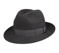 Borsalino Chapeau Georgio en Feutre Fedora Chapeau pour Homme (56 cm - Gris)
