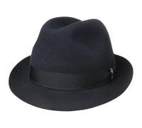 Borsalino Chapeau Marengo Fedora de Feutre Trilby (59 cm - Bleu)