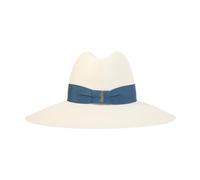 Borsalino - Chapeau Panama à couronne structurée - Femme - Accessoires - Beige - Taille: M