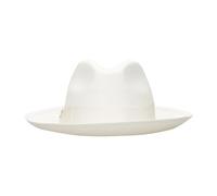 Borsalino - Chapeau Panama en Paille avec - Femme - Accessoires - Blanc - Taille: M