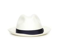 Borsalino - Federico Panama Fine Medium Brim - Homme - Accessoires - Blanc - Taille: 59 CM