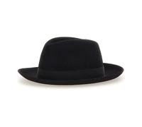 Borsalino - Monica Folar Medium Brim - Femme - Accessoires - Noir - Taille: 56 CM