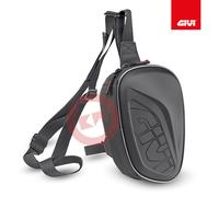 Givi Poche de jambe ST608 - Thermoformée 3 litres - Sport T‑Range Universel Moto Noir