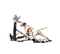 Bortivier 1 Pièces Décoration Murale en Métal 3D Chasse au Canard Colvert et Pêche à la Truite Décoration Murale Cadeau