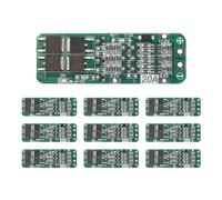 Bortivier 10 PièCes 3S 20A 18650 Li-Ion Module de Chargeur de Batterie au Lithium Carte de Protection PCB 11.1V 12V 12.6V Module