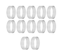 Bortivier 12 Pièces 7 cm Cercles à Circulaires Perforés en Acier Inoxydable pour Aux Fruits, Quiches, Gâteaux, Mousse, Moule de Cuisine, Outil de Cuisson