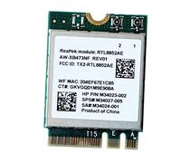 Bortivier 2.4G 5G 802.11AC/AX Module sans AW-XB473NF RTL8852AE RTL8852 WiFi 6 Carte RéSeau -MIMO Bluetooth 5.2 pour Win 10