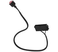 Bortivier 24 Broches ATX PSU PC Testeur de DéMarrage d'alimentation Câble de DéMarrage Cavalier avec Interrupteur Marche/ArrêT, 50 Cm